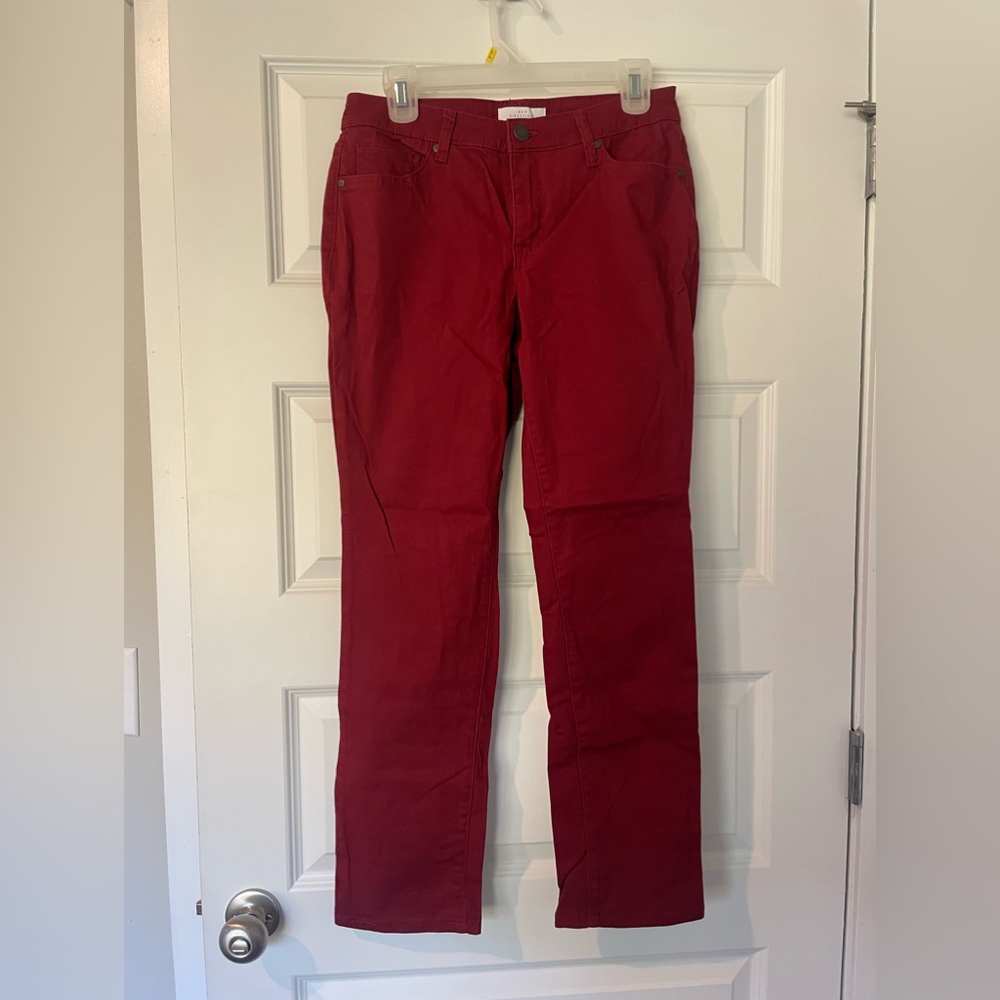 New Directions- Red Pants- Size 8